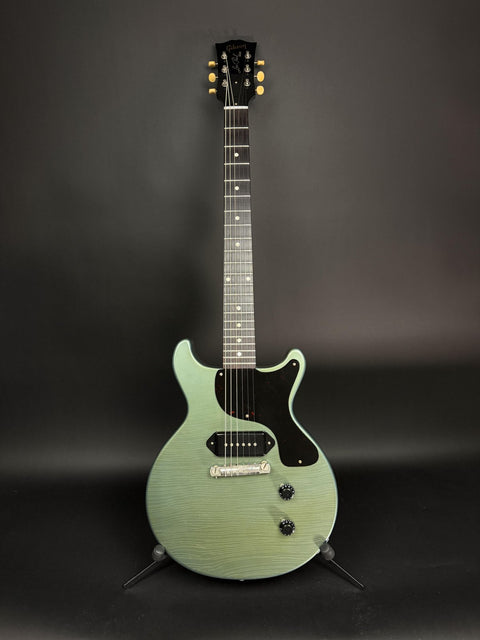 2026 Gibson Custom M2M 1958 Les Paul Junior Double Cut Murphy Lab Ultra Light Aged - Antique Pelham Blue