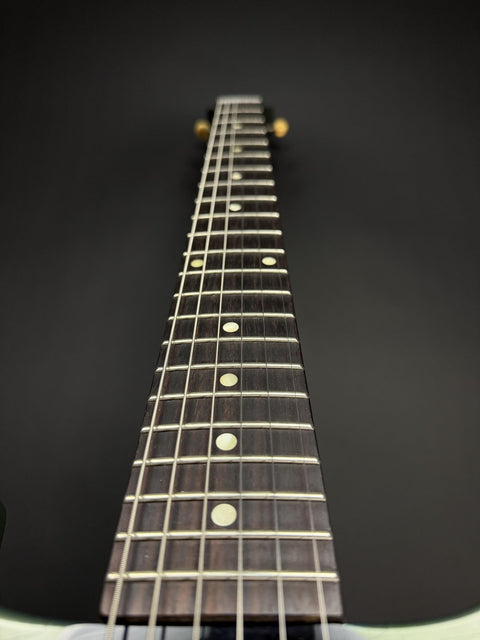 2026 Gibson Custom M2M 1958 Les Paul Junior Double Cut Murphy Lab Ultra Light Aged - Antique Pelham Blue