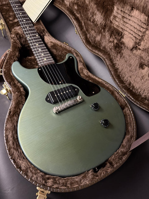 2026 Gibson Custom M2M 1958 Les Paul Junior Double Cut Murphy Lab Ultra Light Aged - Antique Pelham Blue