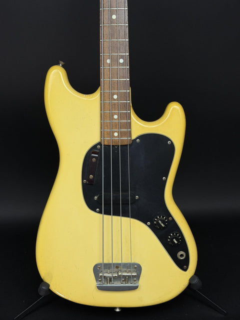 1978 Fender Musicmaster Bass - Olympic White