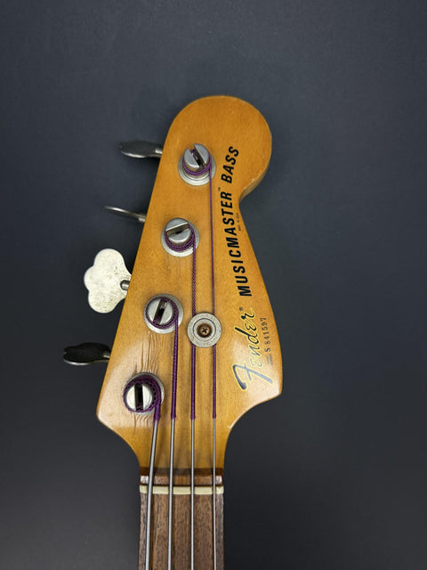 1978 Fender Musicmaster Bass - Olympic White