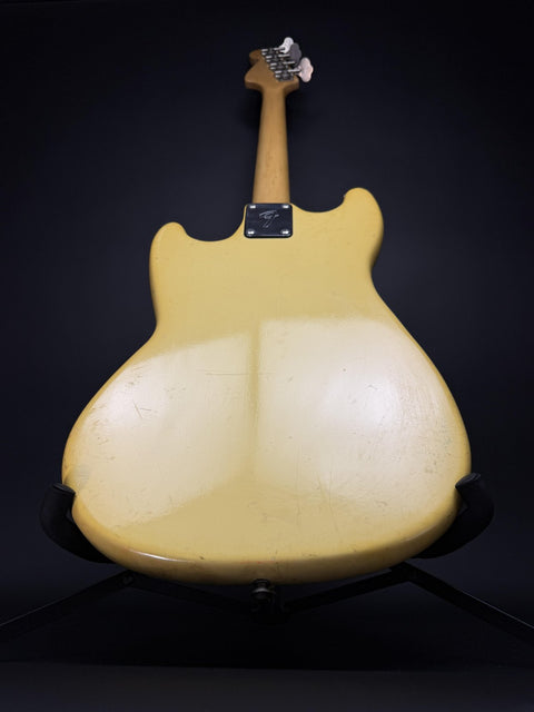 1978 Fender Musicmaster Bass - Olympic White