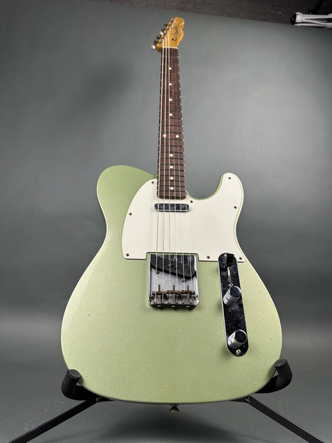 Fender Custom Shop Limited Edition 1960 Telecaster Journeyman Relic - Sage Green Metallic - 