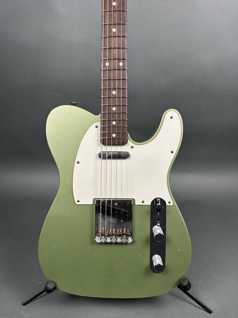 Fender Custom Shop Limited Edition 1960 Telecaster Journeyman Relic - Sage Green Metallic - 