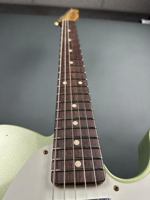 Fender Custom Shop Limited Edition 1960 Telecaster Journeyman Relic - Sage Green Metallic - 