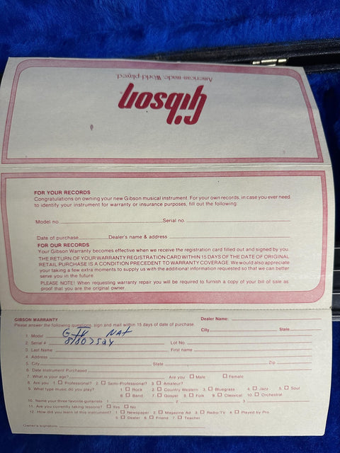 1987 Gibson Bass IV - Natural -