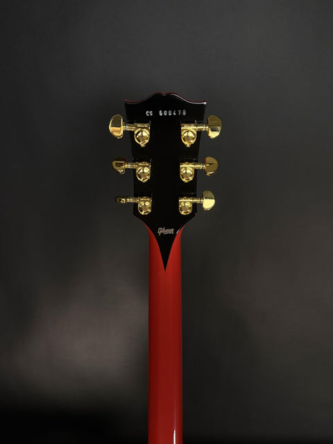 Gibson Custom M2M SG Custom - Racing Red Double Stinger Gloss Gold Hardware -