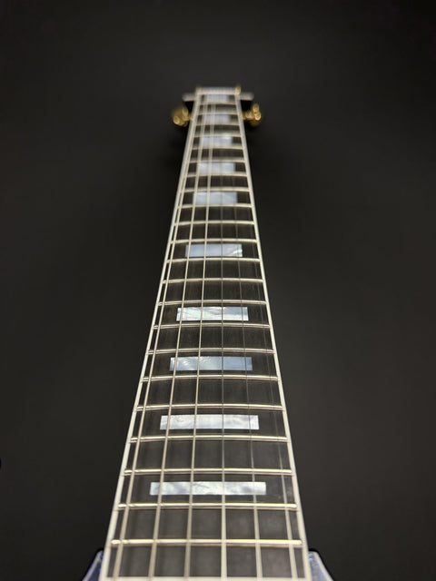 Gibson Custom M2M SG Custom Gloss Gold Hardware - Brunswick Blue