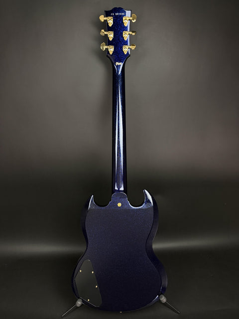 Gibson Custom M2M SG Custom Gloss Gold Hardware - Brunswick Blue