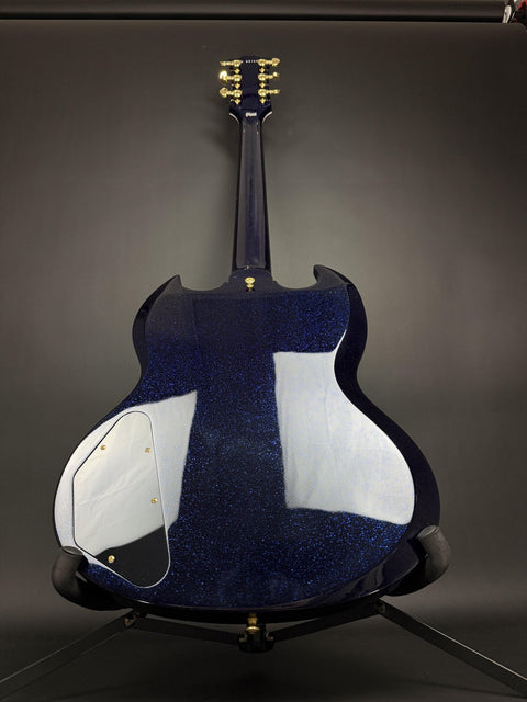 Gibson Custom M2M SG Custom Gloss Gold Hardware - Brunswick Blue