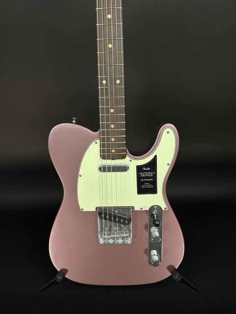 Fender Limited Edition Vintera II Road Worn '60s Telecaster - Burgundy Mist Metallic -