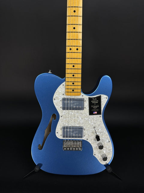 Fender American Vintage II 1972 Telecaster Thinline - Lake Placid Blue -