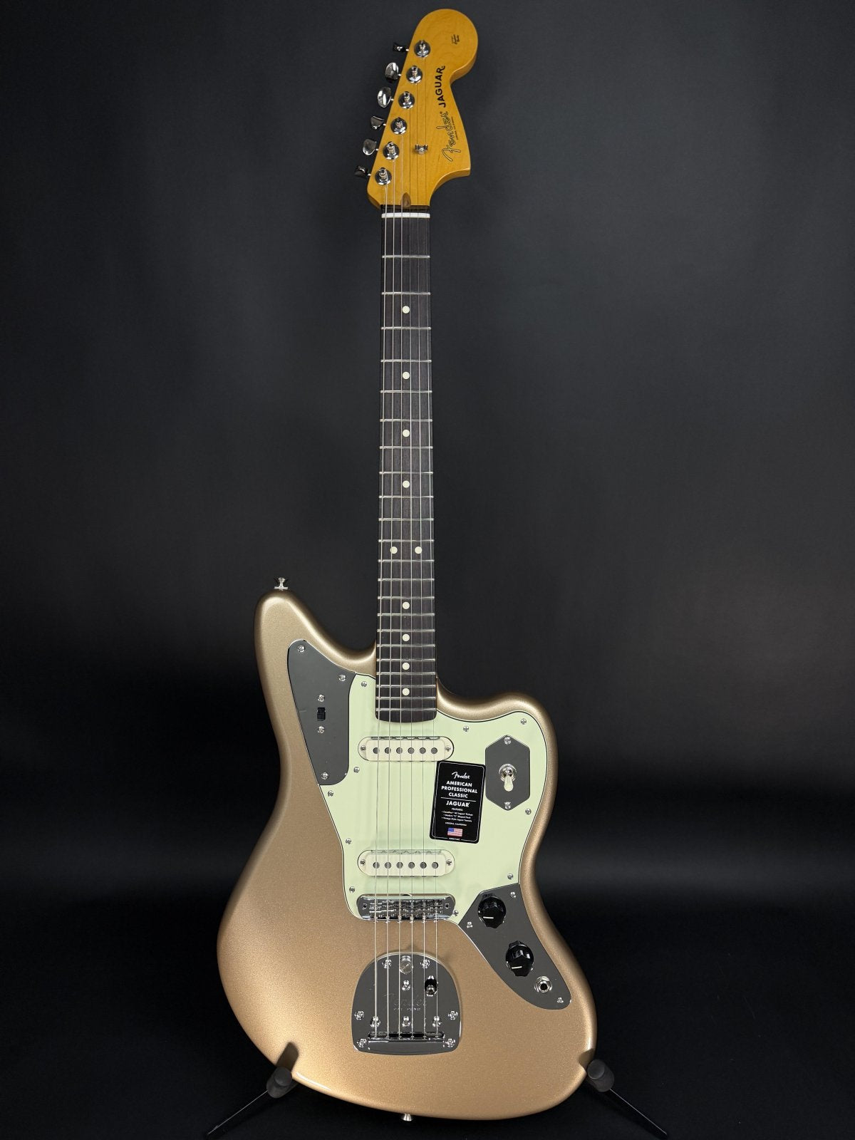 Fender American Professional Classic Jaguar - Faded Firemist Gold
