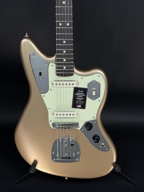 Fender American Professional Classic Jaguar - Faded Firemist Gold -