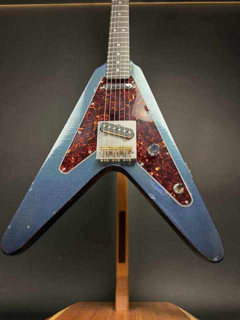 John Doe Tel-A-V Partscaster - Pelham Blue Relic