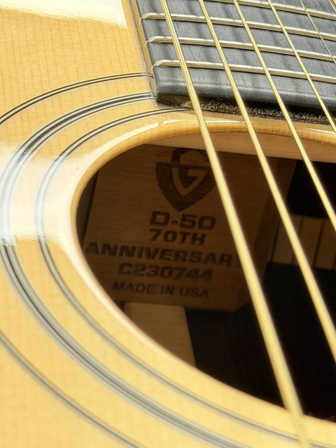 2023 Guild Limited Edition GSR 70th Anniversary D-50 - Natural