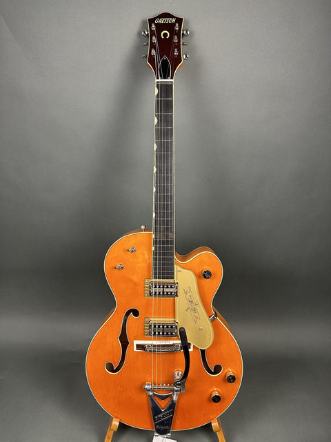 Gretsch G6120T-59 Vintage Select Edition '59 Chet Atkins Hollow Body With Bigsby - Vintage Orange Stain Lacquer - 