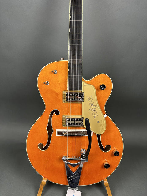 Gretsch G6120T-59 Vintage Select Edition '59 Chet Atkins Hollow Body With Bigsby - Vintage Orange Stain Lacquer - 