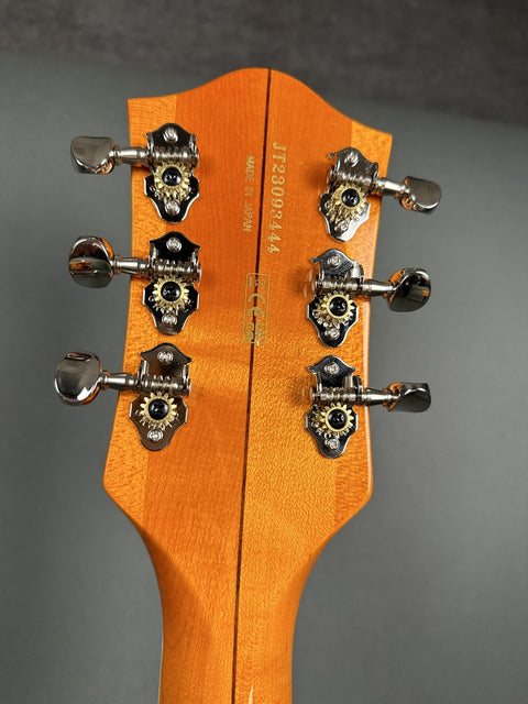 Gretsch G6120T-59 Vintage Select Edition '59 Chet Atkins Hollow Body With Bigsby - Vintage Orange Stain Lacquer - 