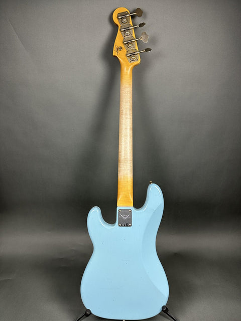 Fender Custom Shop 1963 Precision Bass - Aged Daphne Blue - 