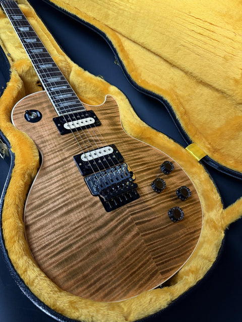 Gibson Custom Limited Edition Greatest Hits Volume I Les Paul Axcess Standard Floyd Figured - Siberian Tiger Gloss Chrome Hardware -