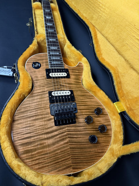 Gibson Custom Limited Edition Greatest Hits Volume I Les Paul Axcess Standard Floyd Figured - Siberian Tiger Gloss Chrome Hardware -