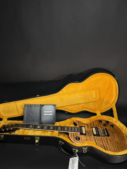 Gibson Custom Limited Edition Greatest Hits Volume I Les Paul Axcess Standard Floyd Figured - Siberian Tiger Gloss Chrome Hardware -