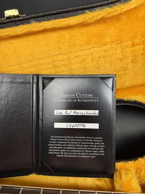 Gibson Custom Limited Edition Greatest Hits Volume I Les Paul Axcess Standard Floyd Figured - Siberian Tiger Gloss Chrome Hardware -