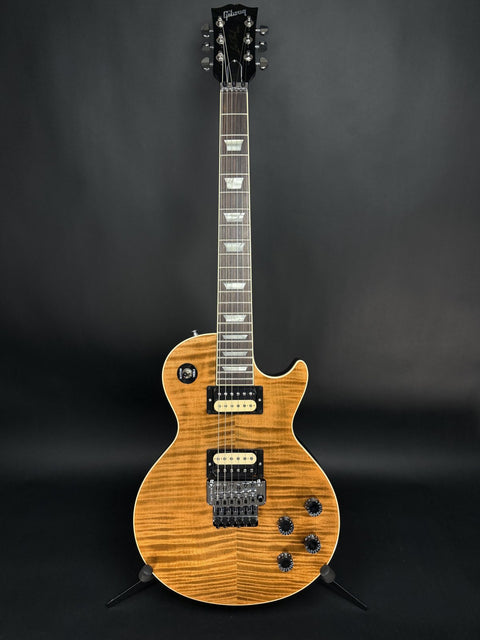 Gibson Custom Limited Edition Greatest Hits Volume I Les Paul Axcess Standard Floyd Figured - Siberian Tiger Gloss Chrome Hardware