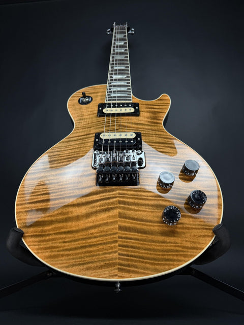 Gibson Custom Limited Edition Greatest Hits Volume I Les Paul Axcess Standard Floyd Figured - Siberian Tiger Gloss Chrome Hardware -