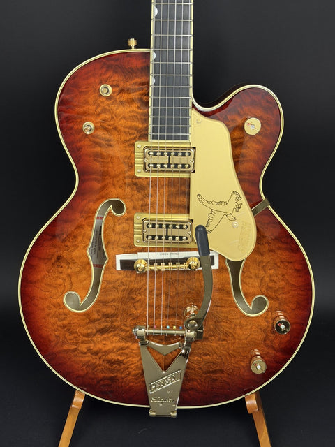 Gretsch G6136TGQM-59 Limited Edition Quilt Classic Falcon™ with Bigsby®, Ebony Fingerboard - Forge Glow