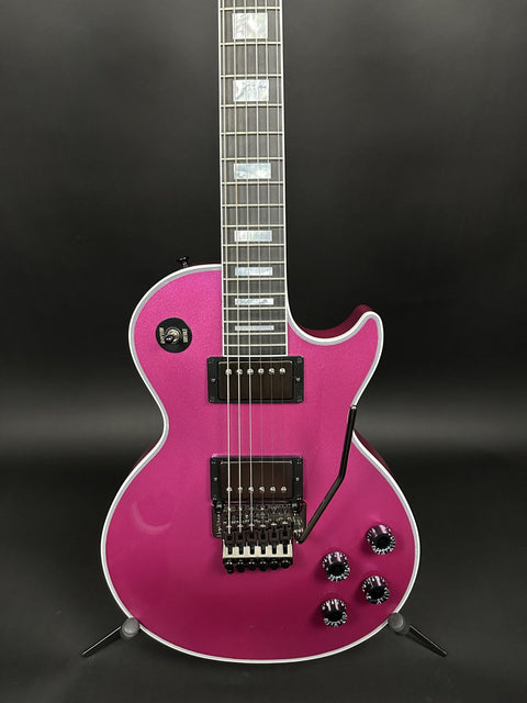 Gibson Custom M2M Les Paul Axcess Custom KJ Pink Harmoni w/ Double Stinger Floyd Rose Nitro Gloss -