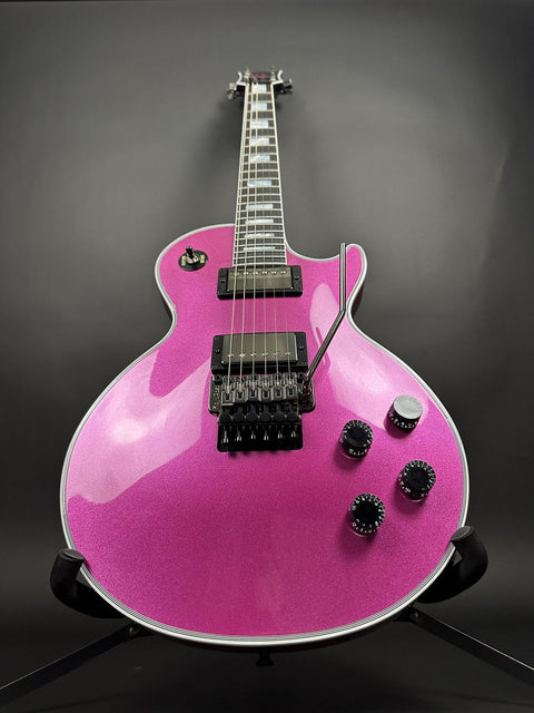 Gibson Custom M2M Les Paul Axcess Custom KJ Pink Harmoni w/ Double Stinger Floyd Rose Nitro Gloss -