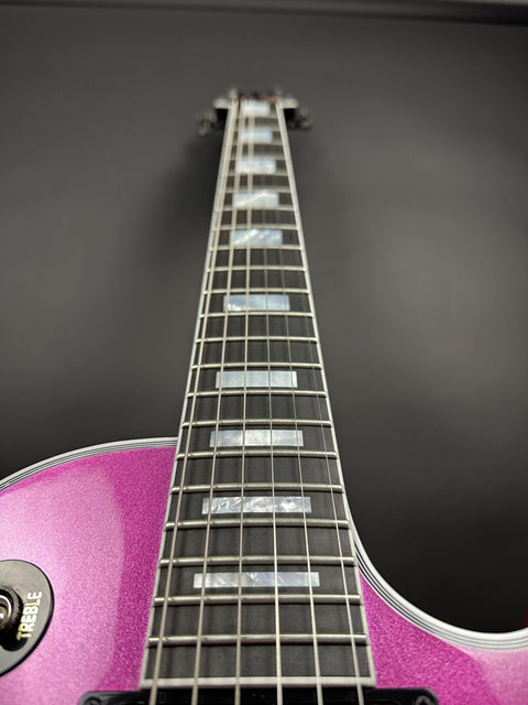 Gibson Custom M2M Les Paul Axcess Custom KJ Pink Harmoni w/ Double Stinger Floyd Rose Nitro Gloss -