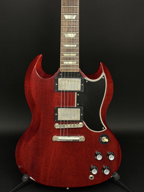 2021 Gibson Custom 1961 Les Paul SG Standard Reissue Stop-Bar VOS - Cherry Red