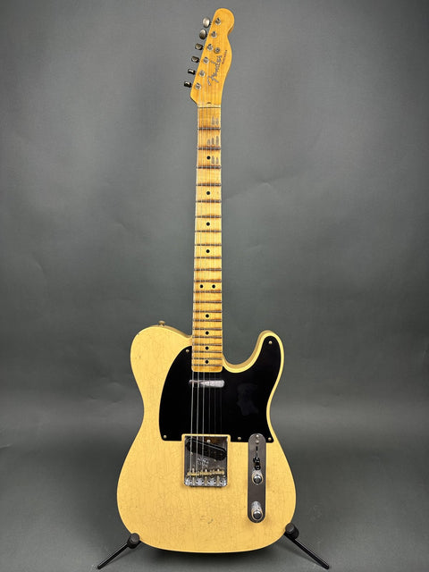 Fender Custom Shop 1952 Telecaster Journeyman Relic - Aged Nocaster Blonde - 