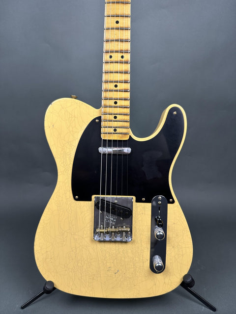 Fender Custom Shop 1952 Telecaster Journeyman Relic - Aged Nocaster Blonde - 