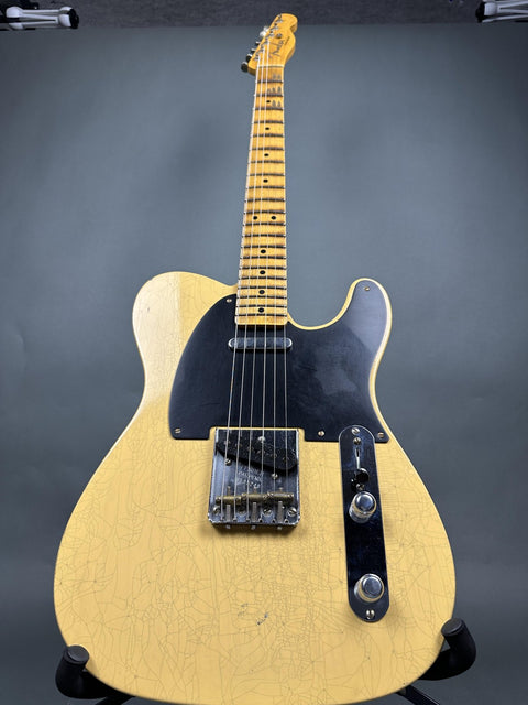 Fender Custom Shop 1952 Telecaster Journeyman Relic - Aged Nocaster Blonde - 