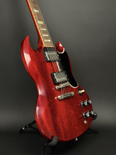 2021 Gibson Custom 1961 Les Paul SG Standard Reissue Stop-Bar VOS - Cherry Red