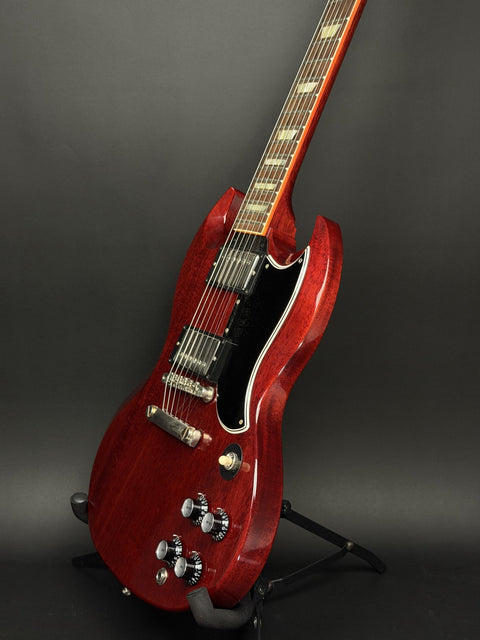2021 Gibson Custom 1961 Les Paul SG Standard Reissue Stop-Bar VOS - Cherry Red