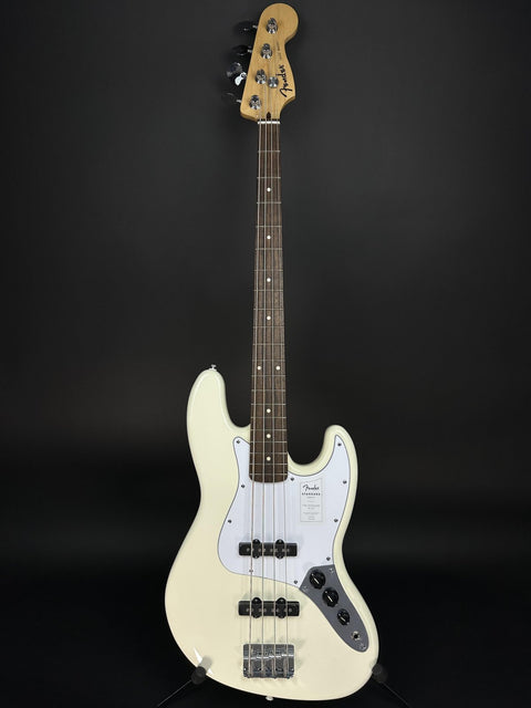 Fender Standard Jazz Bass Olympic White Laurel Fingerboard -