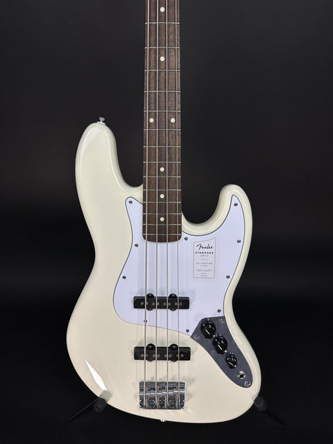 Fender Standard Jazz Bass Olympic White Laurel Fingerboard -