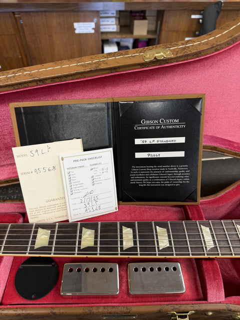 2025 Gibson Custom 1959 Les Paul Standard "Beauty of the Burst" Page 40 VOS - BOTB 40 -