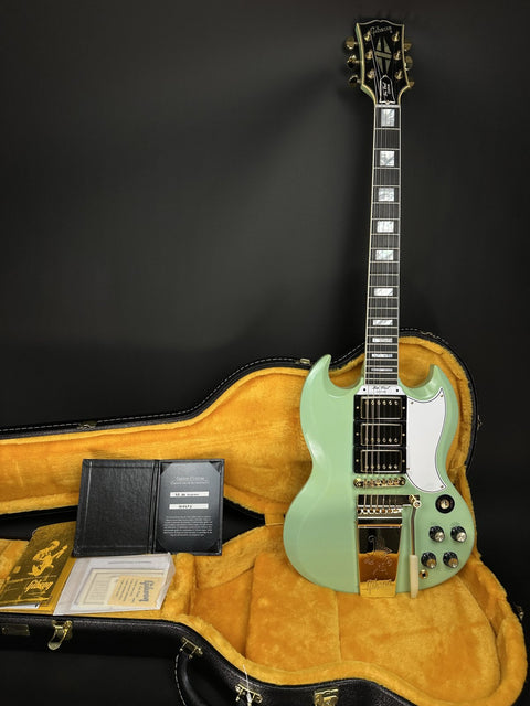 Gibson Custom M2M 1963 Les Paul SG Custom Reissue 3-Pickup w/ Maestro - Kerry Green VOS -