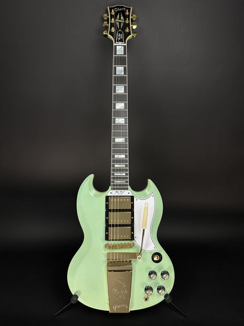 Gibson Custom M2M 1963 Les Paul SG Custom Reissue 3-Pickup w/ Maestro - Kerry Green VOS -