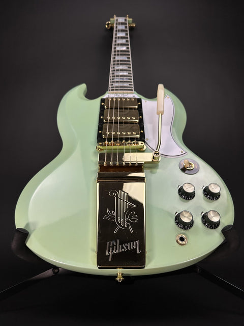 Gibson Custom M2M 1963 Les Paul SG Custom Reissue 3-Pickup w/ Maestro - Kerry Green VOS -