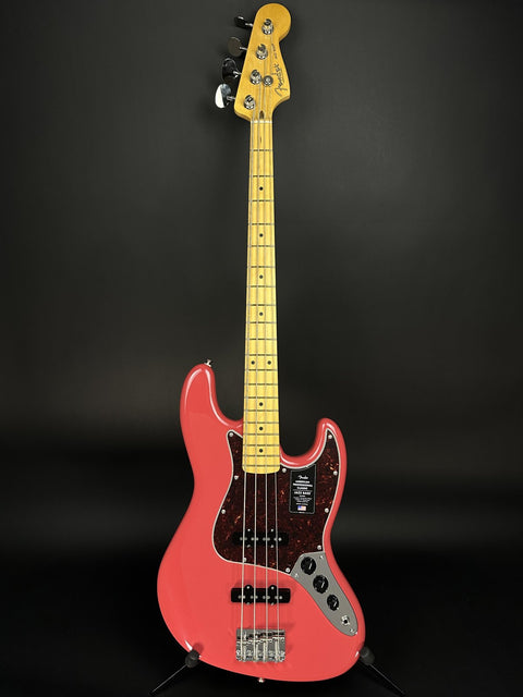 Fender American Professional Classic Jazz Bass - Faded Dakota Red