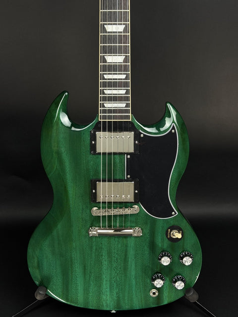 Gibson SG Standard '61 Stop Bar Translucent Teal -