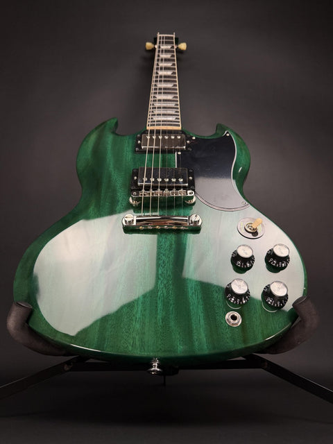 Gibson SG Standard '61 Stop Bar Translucent Teal -
