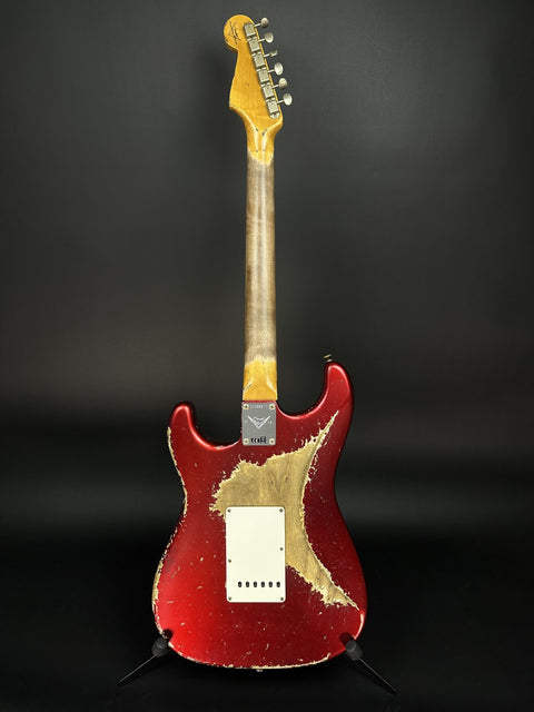 Fender Custom Shop 1963 Stratocaster Super Heavy Relic - Candy Apple Red